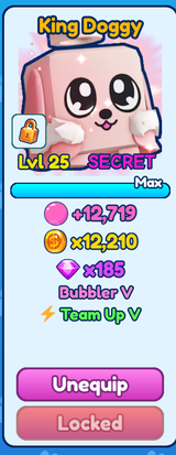 SECRET SHINY KING DOGGY BGSI