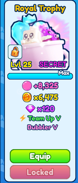 SECRET SHINY ROYAL TROPHY BGSI