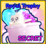 SECRET SHINY ROYAL TROPHY BUBLE GUM