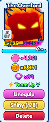 SECRET THE OVERLORD - BGSI 