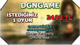 SEÇTİĞİNİZ 1 OYUN + GARANTİ - Sınırsız Destek!!