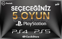 ⭐İstediğiniz 5 Oyun [PS4/PS5] - [Garanti]⭐