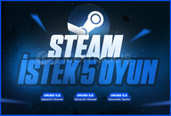 ⭐Seçtiğiniz 5 Oyun | STEAM⭐ 
