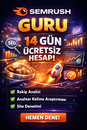 Semrush Guru 14 Günlük Hesap