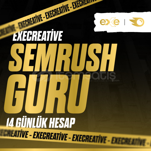 SEMRUSH Guru 14 Günlük Hesap | ExeCreative SEMRUSH Guru 14 Günlük Hesap | ExeCreative