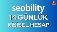 SEOBility 14 Gün - Kişisel Hesap