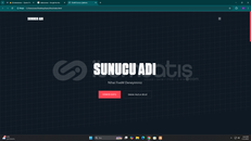Serverınız için ÖZELLEŞTİRİLMİŞ WEB Sitesi v3