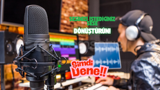 Sesinizi istediğiniz her sese döüştürebilirim Sesinizi istediğiniz her sese döüştürebilirim