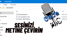 ⭐ SESİNİZİ DETAYLICA METİNE DÖKEN PROGRAM