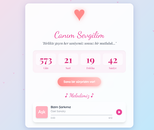 Sevgilinize Özel Web Sitesi | Site Yayını