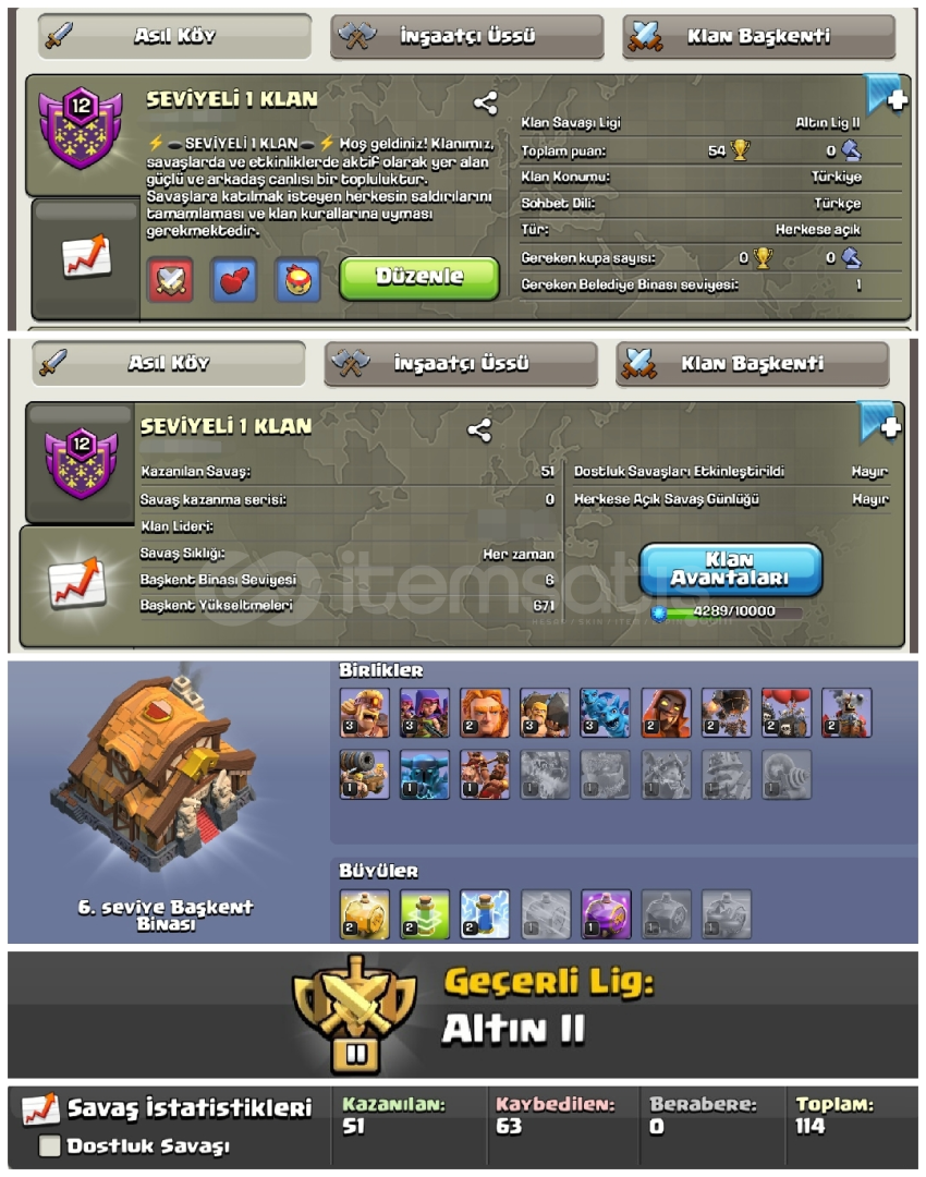 SEVİYELİ 1 KLAN⚡KAMPANYA KLANI⚡ SEVİYELİ 1 KLAN⚡KAMPANYA KLANI⚡
