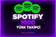 ⭐[GARANTİLİ] SPOTİFY 1000 Türk Takipçi⭐