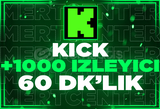 ⭐️KİCK 1000 İZLEYİCİ [60DK] | KALİTELİ⭐️