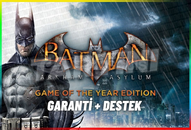 ⭐Batman Arkham Asylum Goty Editi⭐GARANTİ+DESTEK⭐