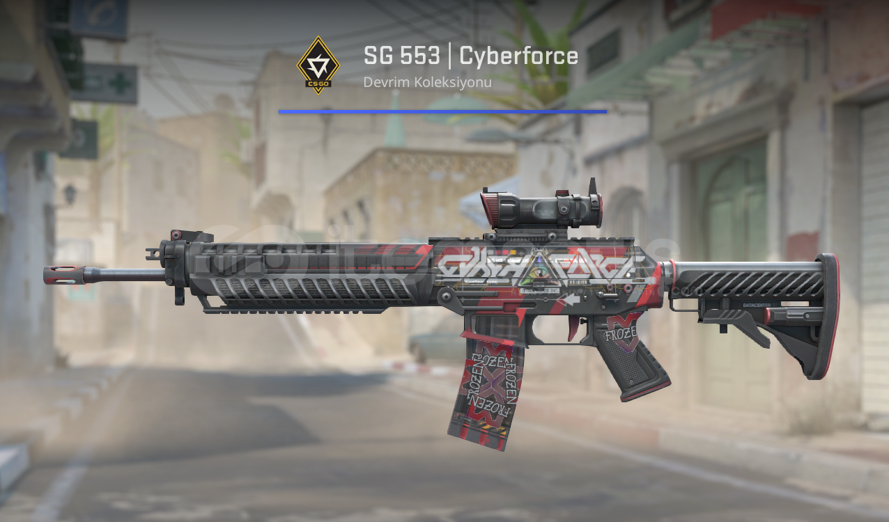 SG 553 | Cyberforce (STİCKERLI Görevde Kul.) SG 553 | Cyberforce (STİCKERLI Görevde Kul.)