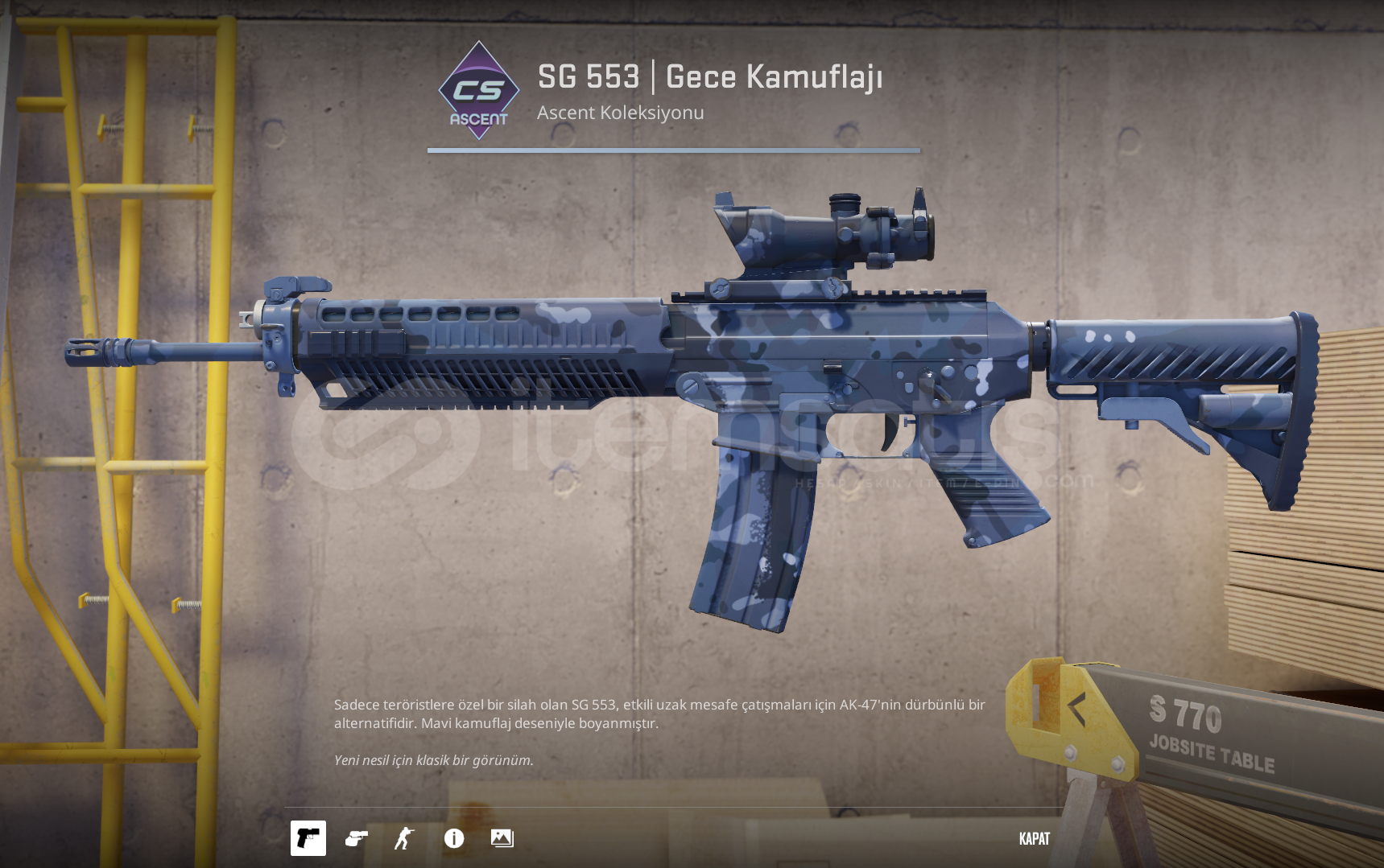 ⚡ SG 553 | Gece Kamuflajı ⚡ SG 553 | Gece Kamuflajı