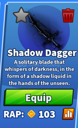 Shadow Dagger (BLADE BALL)