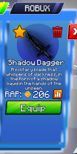 SHADOW DAGGER (EN UCUZ)