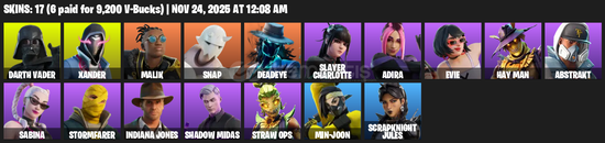 SHADOW MİDAS | DARTH VADER | ÖZEL PAİD SKİNLER