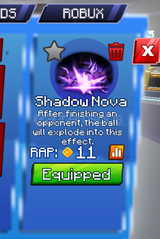 SHADOW NOVA EXPLOSIONS 