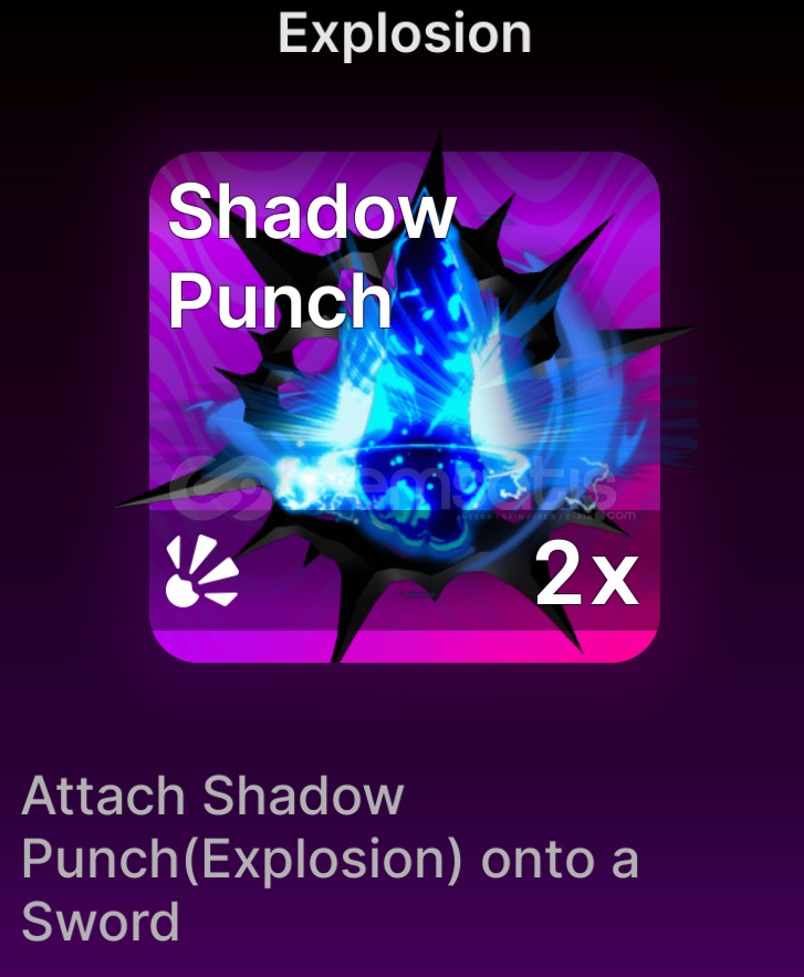 Shadow Punch Explosion Shadow Punch Explosion