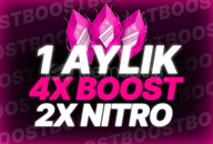 ⭐4X BOOST 2X NITRO⭐AYLIK NİTRO