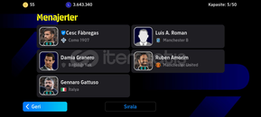 105 bombacı yamal 105 kahn 103 ferran tores