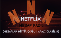 # NETFLİX / HİT HESAP PACK / 35+ HESAP /