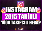 #2015 TARİHLİ 1000+ Takipçili İnstagram #2015 TARİHLİ 1000+ Takipçili İnstagram