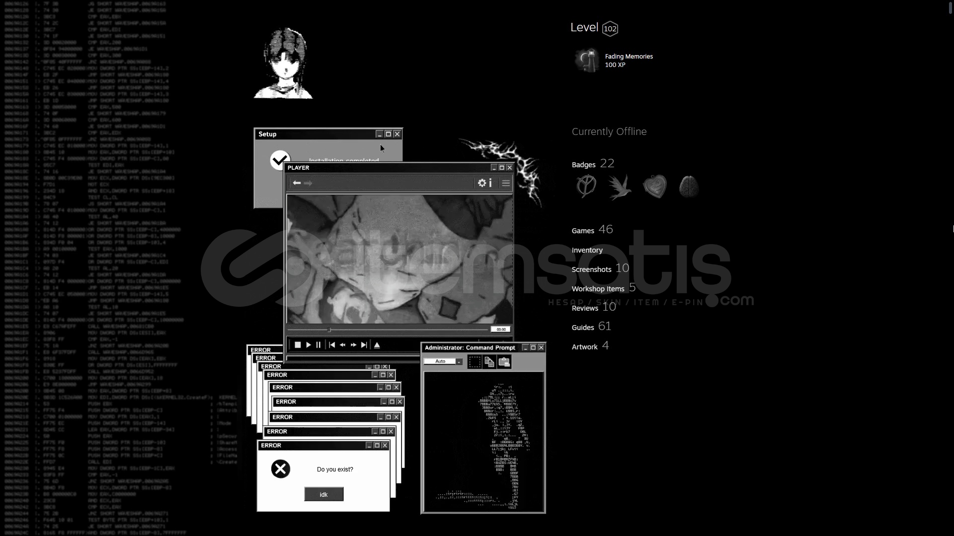 #6 Animasyonlu Steam Artwork - Serial Experiment #6 Animasyonlu Steam Artwork - Serial Experiment