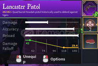 #82382 Serie No Lancester Pistol The Wild West