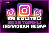 #EN KALİTELİ 2012 TARİHLİ İNSTAGRAM HESAPLARI