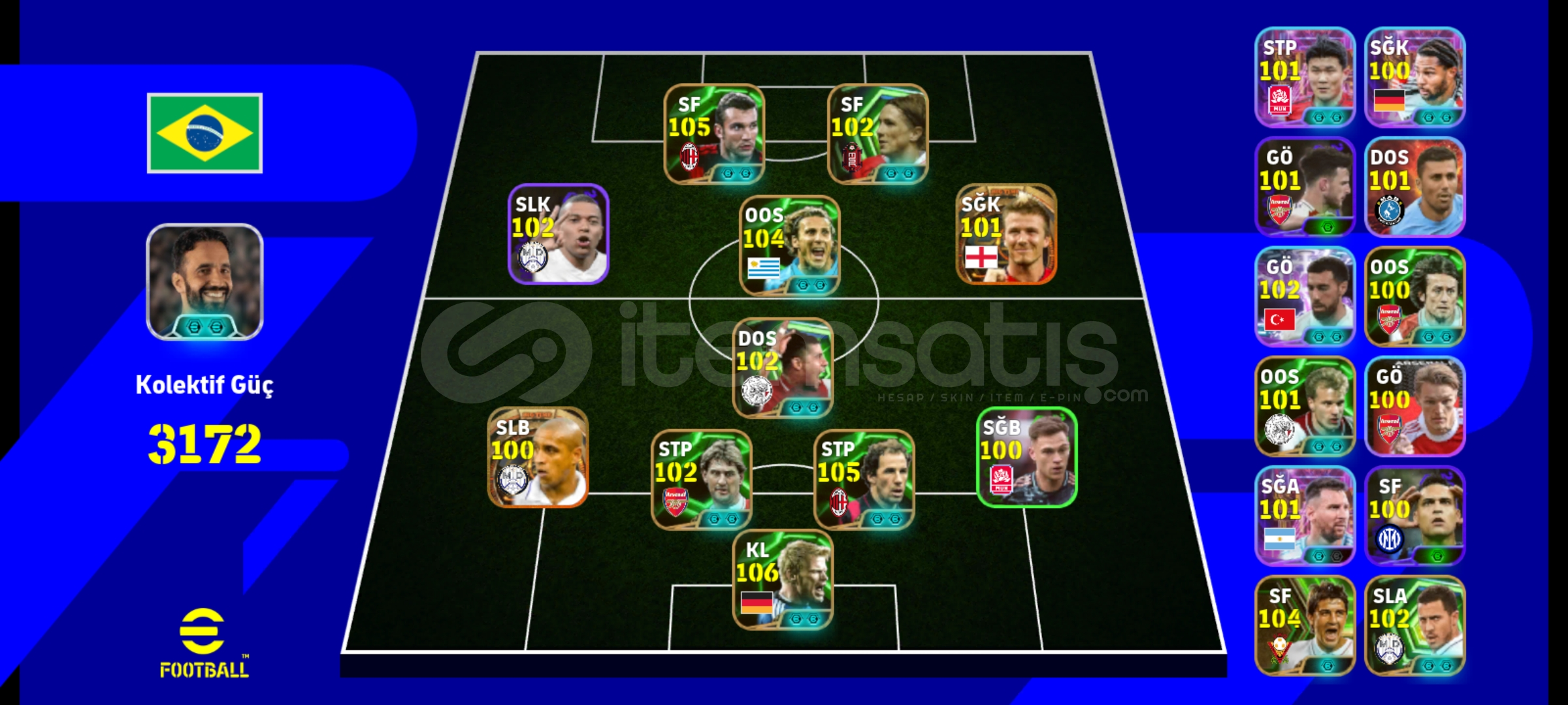 Shevshenco 106 Oliver kahn 106 efsane hesap Shevshenco 106 Oliver kahn 106 efsane hesap