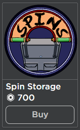 Shindo Life Spin Storage