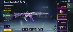 SHİNOBİ KAMİ M4 5 SV BUZ M4 1 SV