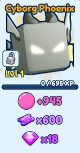 shiny cyborg phoenix