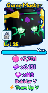 Shiny game master Team up V