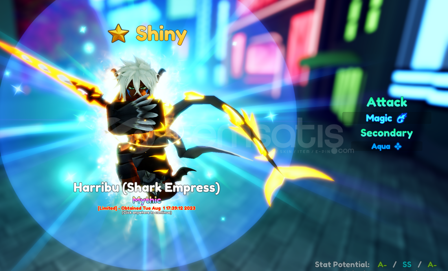 Shiny Harribu (Shark Empress)