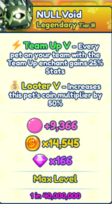 shiny null void bgsi (team up 5)