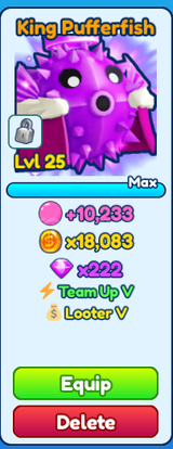 SHİNY PUFFERFİSH TEAM V