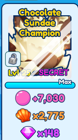 Shiny Secret Chocolate Sundae Champion