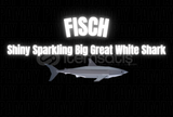 Fisch Shiny Sparkling Big Great White Shark