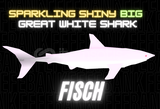 Shiny Sparkling Big Great White Shark // Fisch