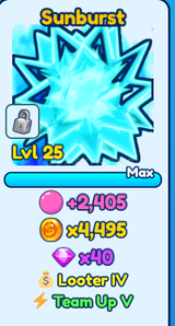 Shiny sunburst TU V Looter IV