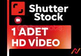 ShutterStock 1 Adet HD Video İndirme