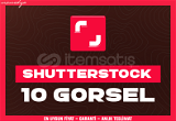 Shutterstock 10 Adet Görsel Kredisi