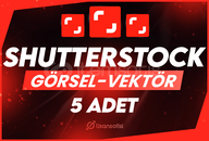 Shutterstock 5 Adet Görsel/Vektör