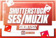 ShutterStock Ses/Müzik - 1 Adet