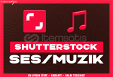 ShutterStock Ses/Müzik - 1 Adet