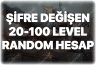ZULA 20-100 LEVEL RANDOM HESAP 
